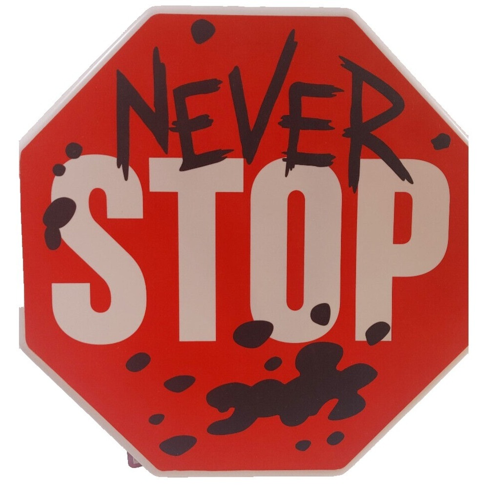 The LEGO Movie Stop Sign NEVER STOP Shield Poster Handle Shield